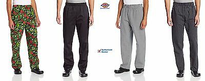Dickies Chef The Traditional Unisex Baggy Chef Pants Elastic Waist Pant Dc221