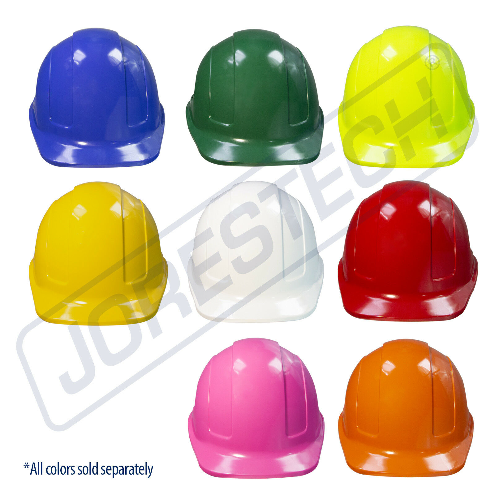 Safety Hard Hat Jorestech Adjustable Ratchet Suspension Construction Work Ansi