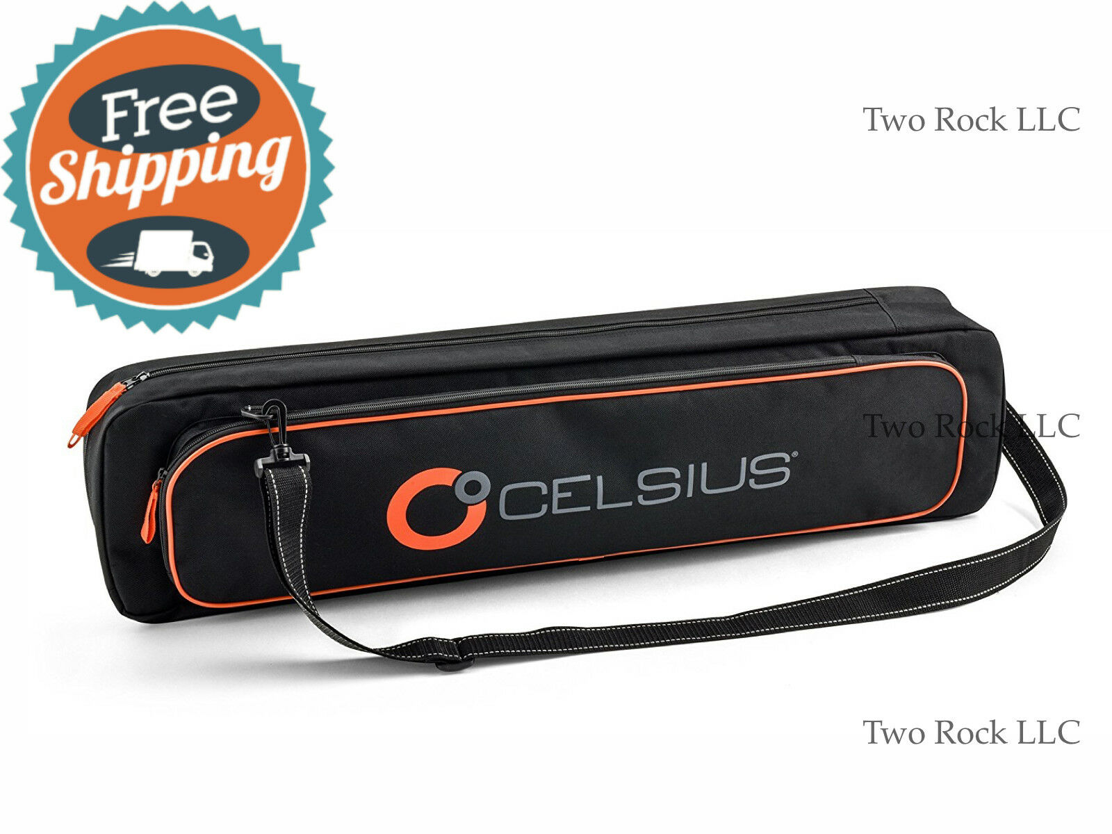 Celsius - Ice Fishing Rod Case Holds Up To 30" Poles Or Tip-ups - Storage Locker