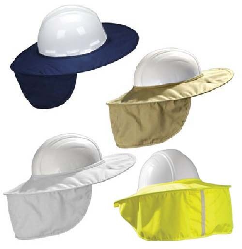 Occunomix Miracool Stow-away Hard Hat Sun Shade Protects Neck, Face