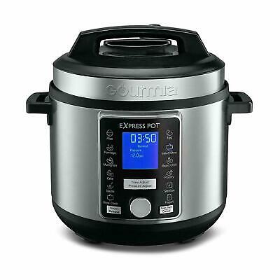 Gourmia 1000w 6 Qt. Capacity 13-in-1 Stainless Multi-mode Pot Pressure Cooker