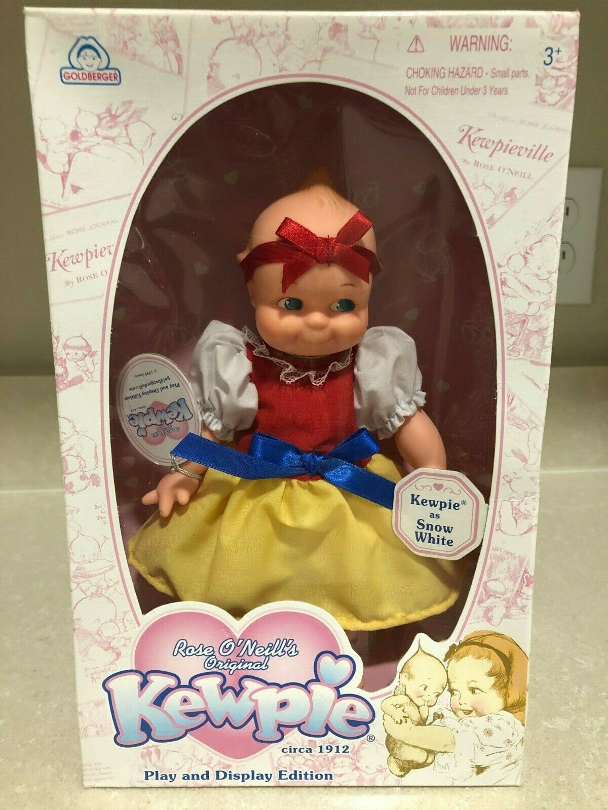 Kewpie Snow White 8" Rose O'neills Original Doll 1999 Goldberger
