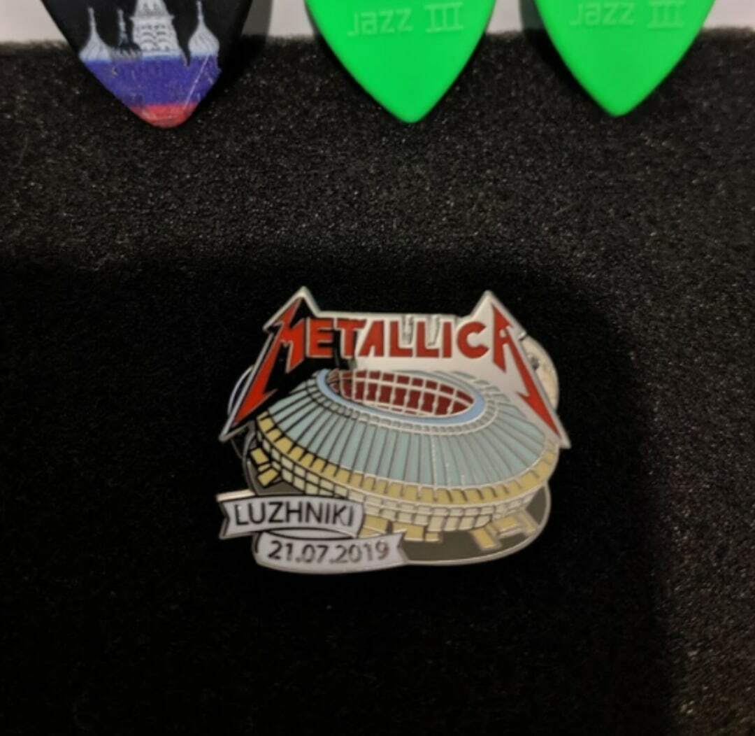Metallica Pin Russia Luzhniki 21.07.2019